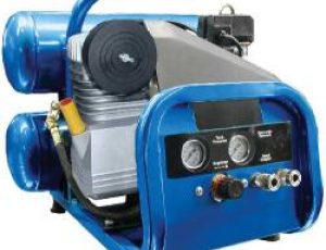 Dual air compressor perfect for using air nailers and staplers
