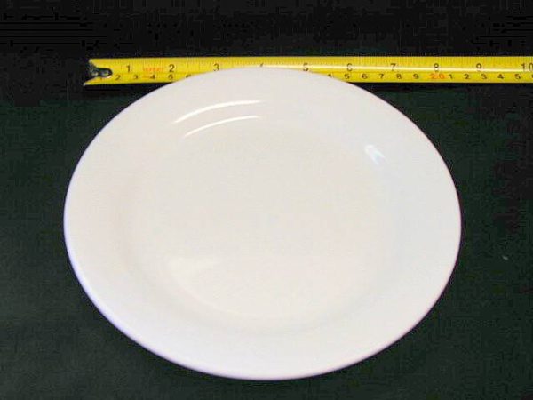 dishes, plates and china for rent in birmingham, al shown is a white salad plate