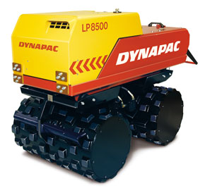 Dynapac Sheeps foot roller with remote control.