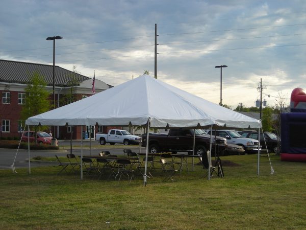 20ft x 20ft frame tent for rent in homewood alabama