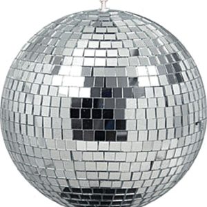 you can rent this mirror ball. great for parties