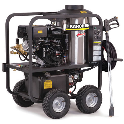 Portable on wheels hot water washer for rent. Birmingham Al