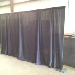 Pipe and drape (black) for rent in homewood al used for parties and events