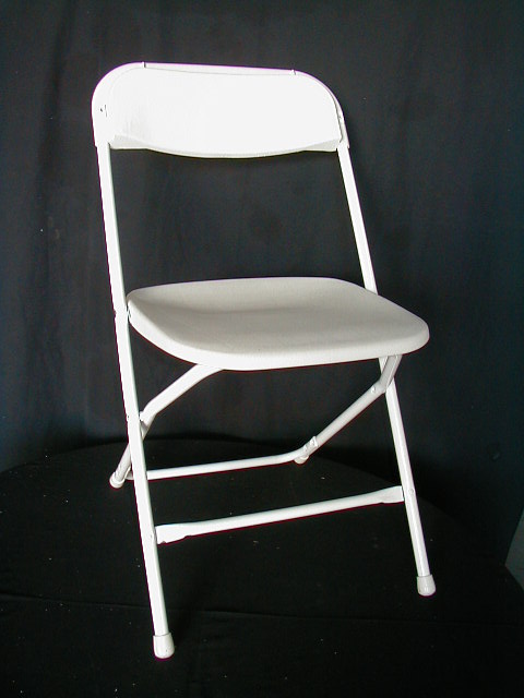 wedding white vinyl chair for rent