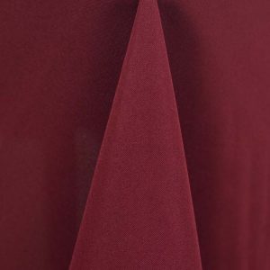 tablecloths for rent in mountain brook alabama burgandy color