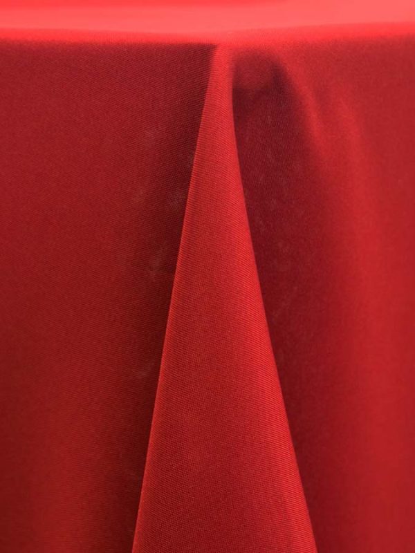 tablecloths for rent in hoover alabama cherry red color